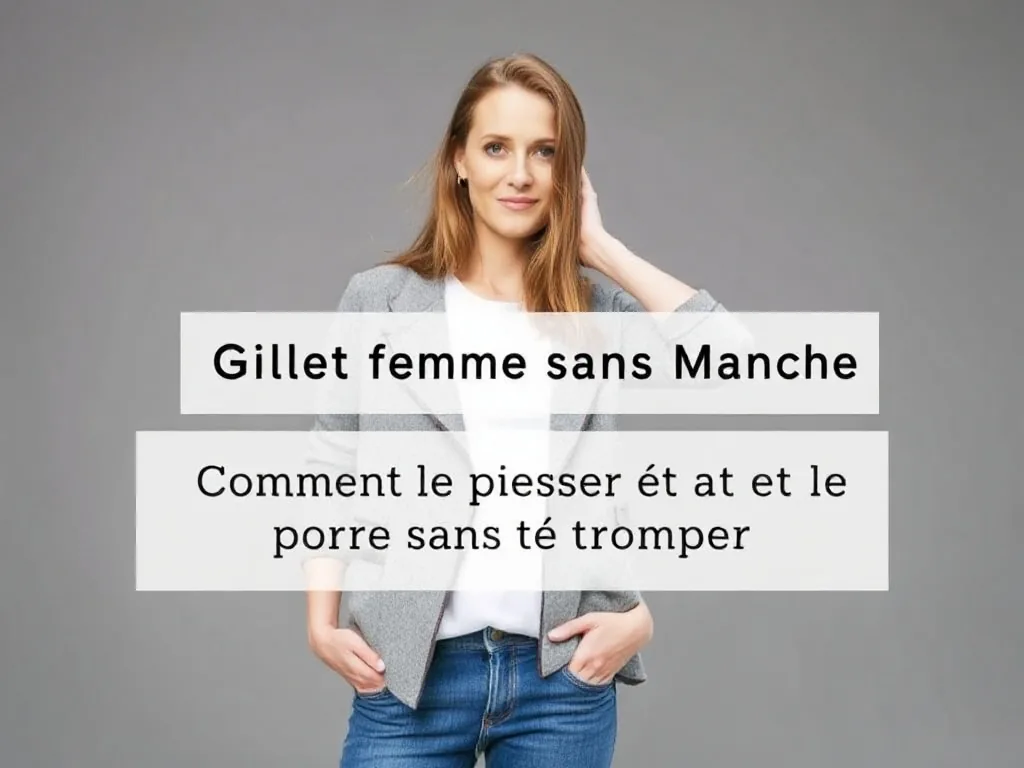 Gilet femme sans manche : comment le choisir et le porter sans te tromper