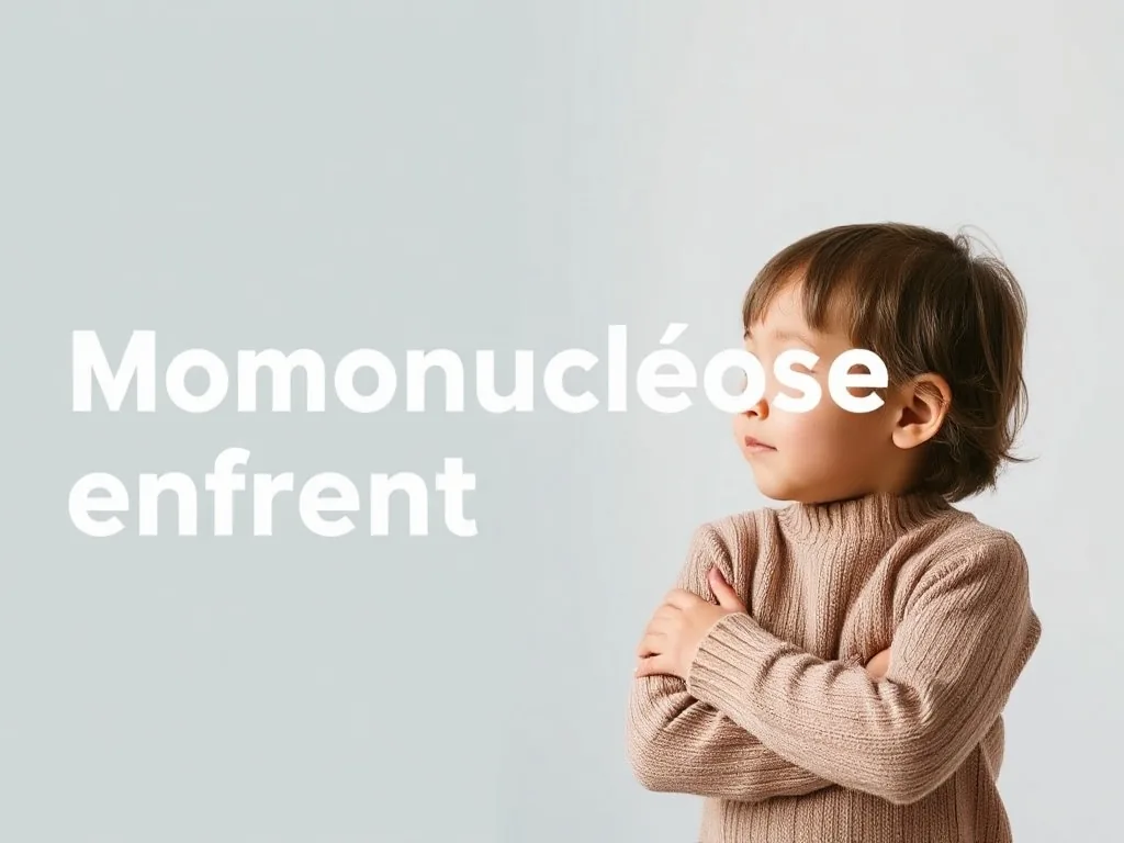 Enfant alité, sa mère pose un baiser sur son front